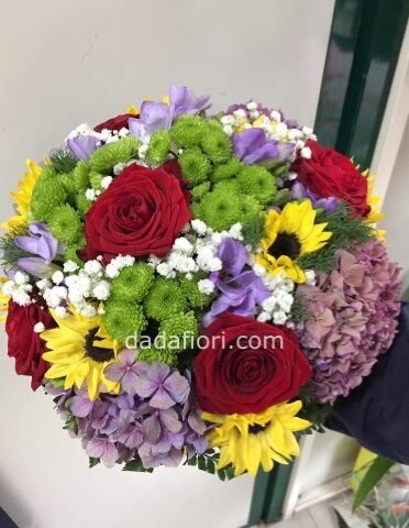 Bouquet fiori colorati